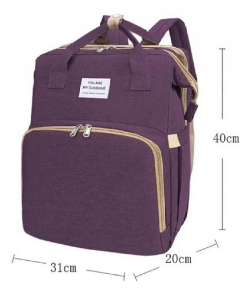 Mochila Maternal Cuna Cambiador Bolsillo Termico Impermeable