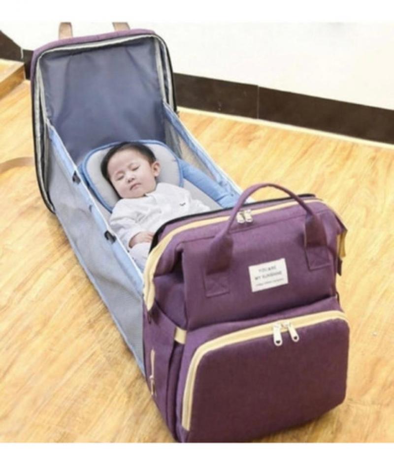 Mochila Maternal Cuna Cambiador Bolsillo Termico Impermeable