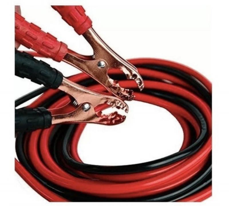Cables De Batería 1000 Amp Puente Reforzado 4 Pinzas Cobre
