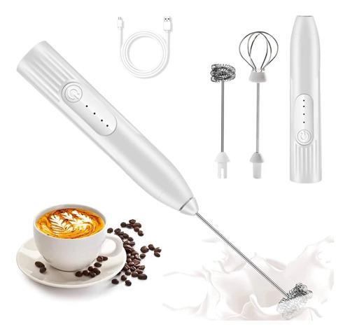 Batidor Eléctrico Usb Inalámbrico Espumadora Café Leche