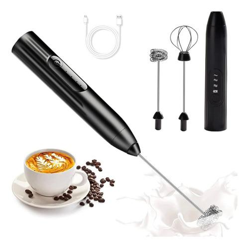 Batidor Eléctrico Usb Inalámbrico Espumadora Café Leche
