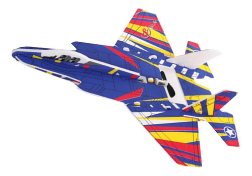 Avion Armable Luz Led Recargable Motor Modelismo Aeroplano