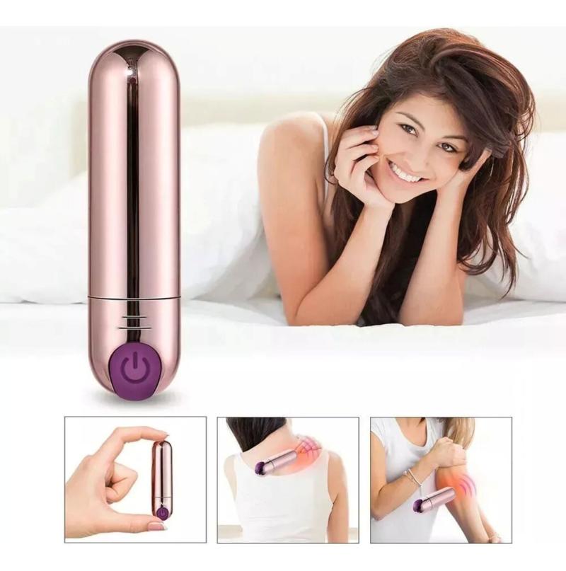 Bala Vibradora Recargable Usb Multifunción Estimula Clítoris