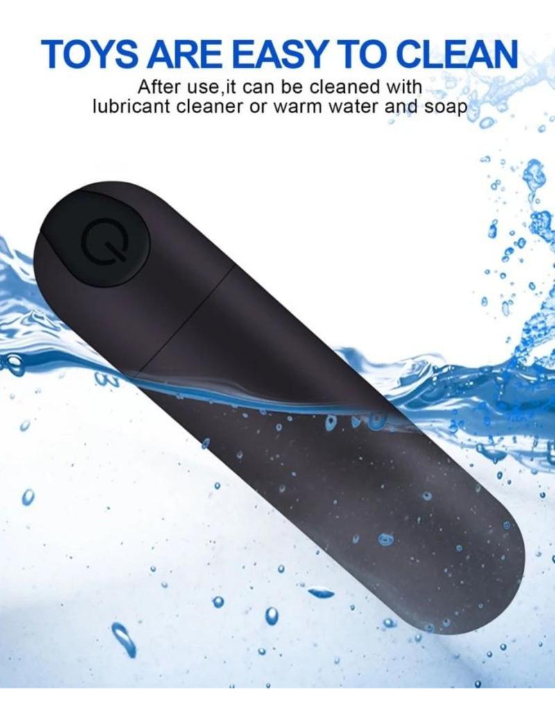 Bala Vibradora Recargable Usb Multifunción Estimula Clítoris