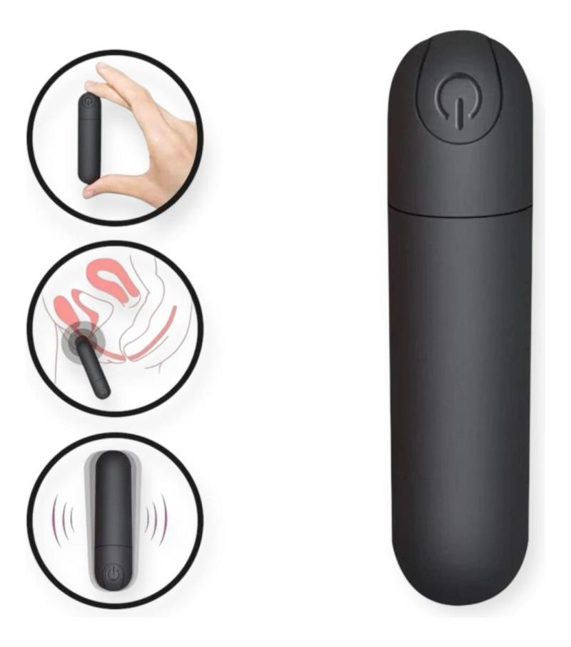 Bala Vibradora Recargable Usb Multifunción Estimula Clítoris