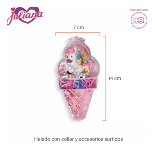 Juliana Set Helado De Accesorios Bijou Collar Dije