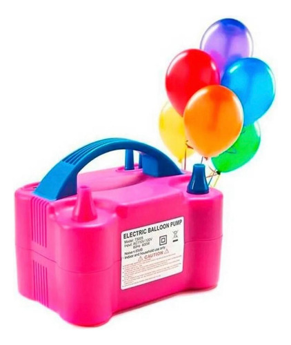 Inflador De Globos Electrico Doble Boquilla De Aire