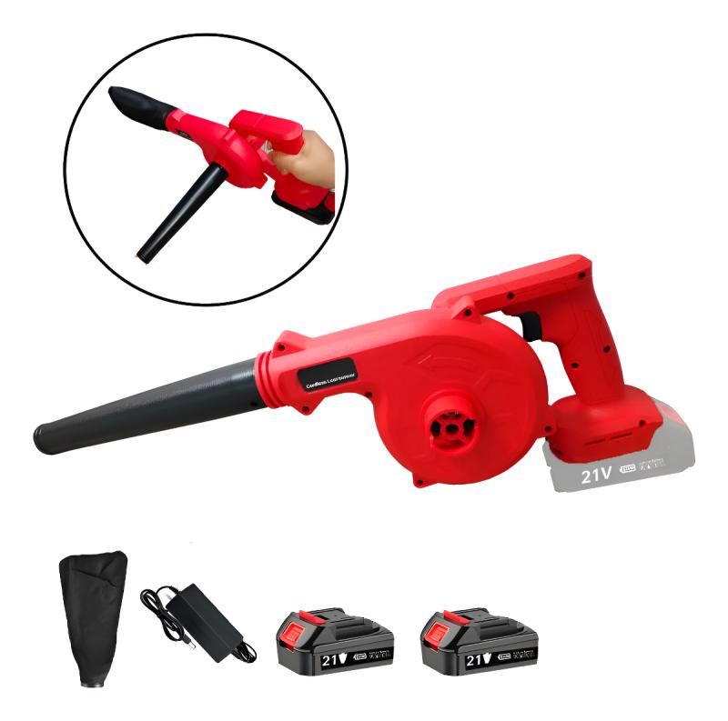 Sopladora 2 En 1 Aspirador Inalámbrica C/ 2 Baterías Pro 21v