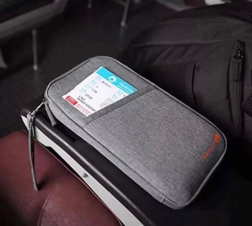 Porta Pasaporte Travelus Organizador Documentos Divisiones