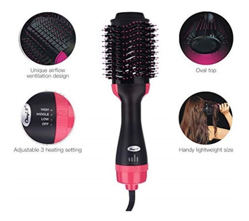 Cepillo Secador Y Voluminizador De Pelo