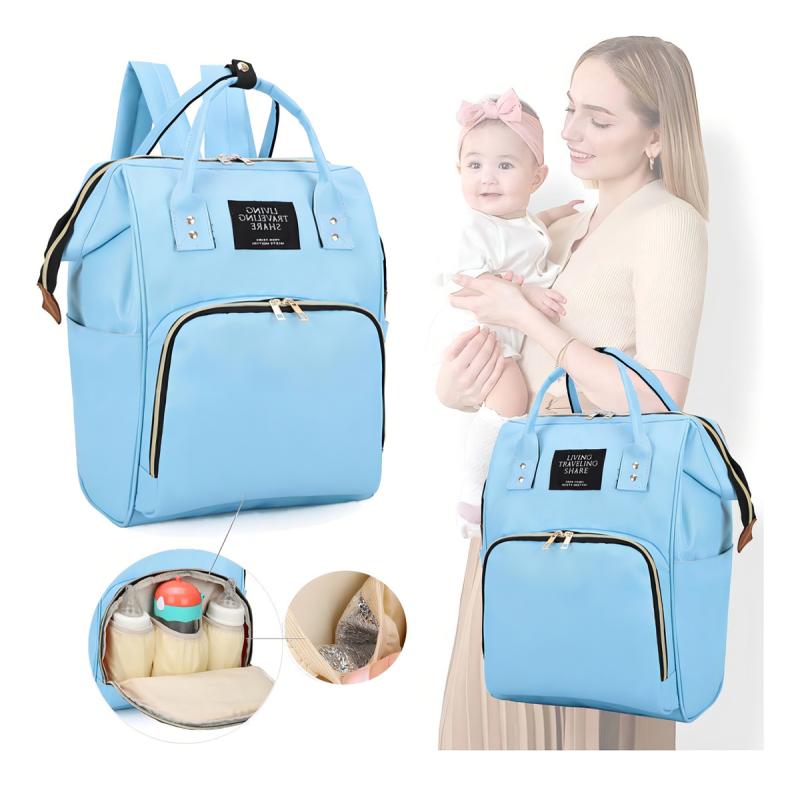 Mochila Maternal Grande Termica Impermeable Multifuncion