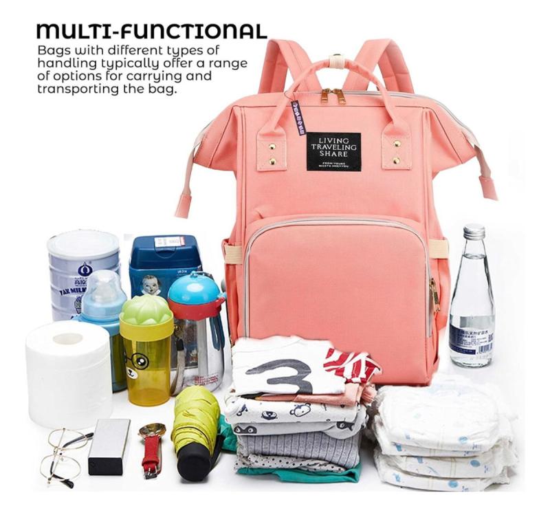 Mochila Maternal Grande Termica Impermeable Multifuncion