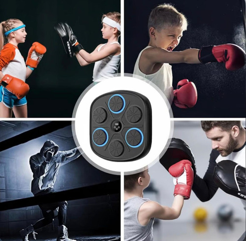 Maquina De Boxeo Con Bluetooth Musica Y Guantes