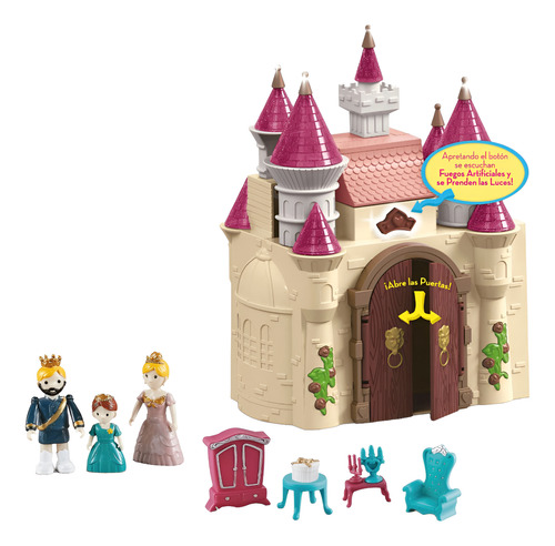 Juliana Castillo De Princesa Con Luz Sonido Y Figuras