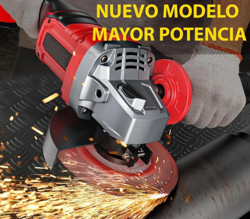 Amoladora Angular Inalambrica 2 Baterias Litio 21v