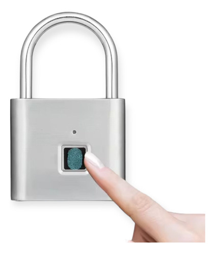 Candado Con Huella Digital Recargable Usb