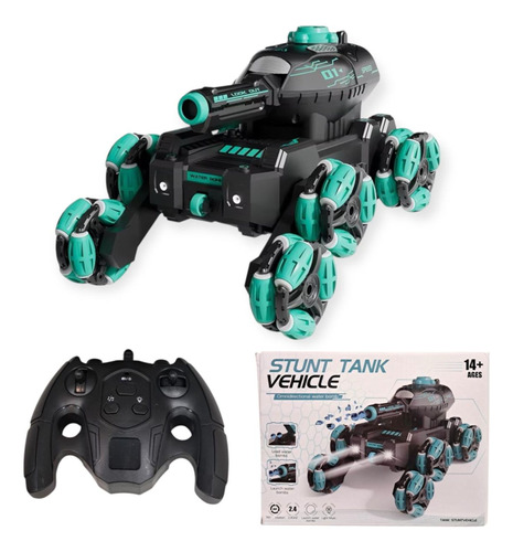 Tanque De Guerra Rc Control Remoto Y Balas Hidrogel Orbis