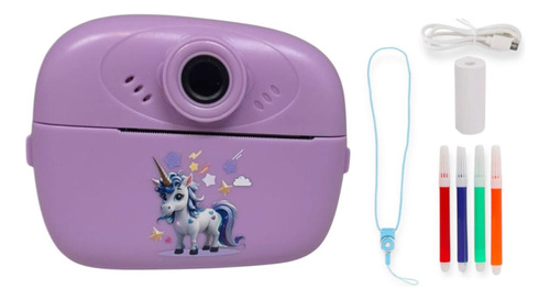 Mini Camara Infantil Con Impresora Digital Instantanea
