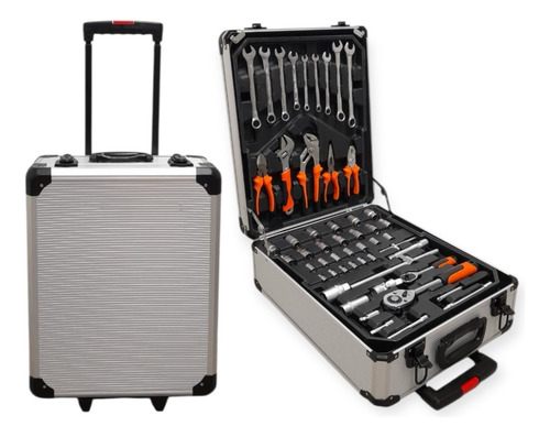 Set Kit Herramientas 245 Pzas Con Malentin Portatil