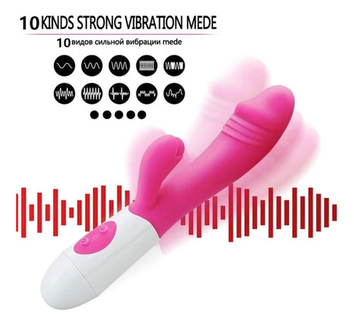 Vibrador Estimulador Consolador Punto G Clitoris Carga Usb +18