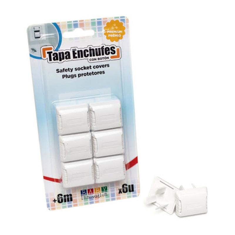 TAPA ENCHUFES CON BOTON