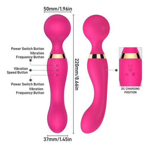 Vibrador Massage Stick Recargable Usb