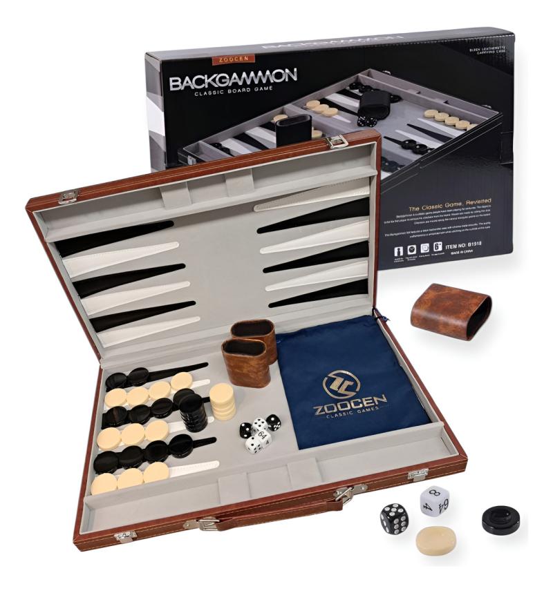 Set Juegos De Mesa De Backgammon Clásico