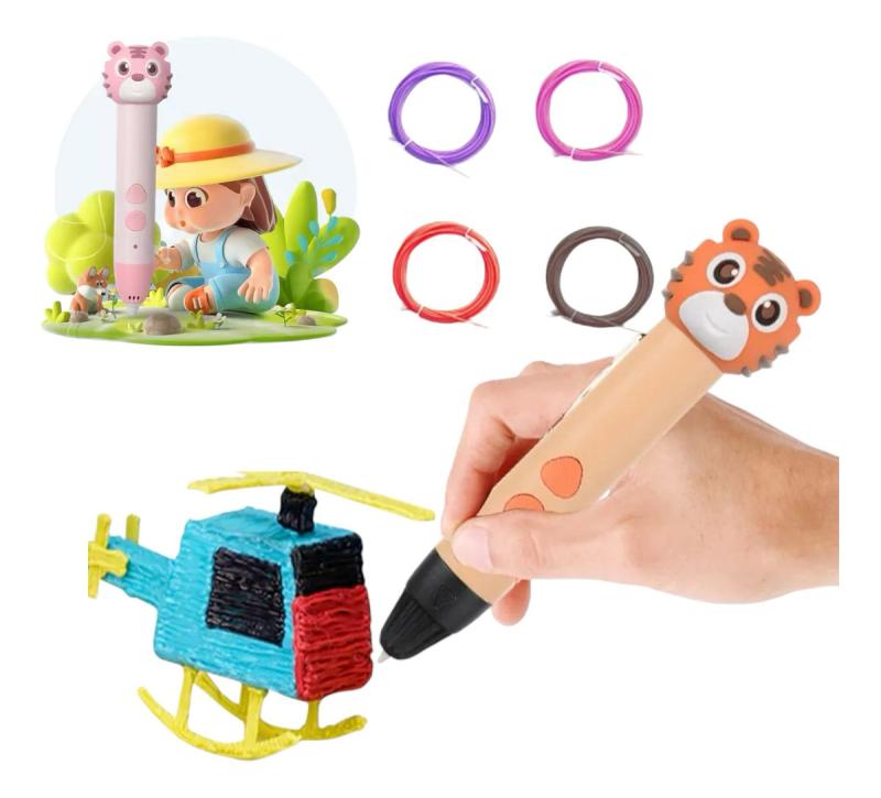 Lapiz Impresora 3d Dibujo Portatil Y Filamento Carga Usb