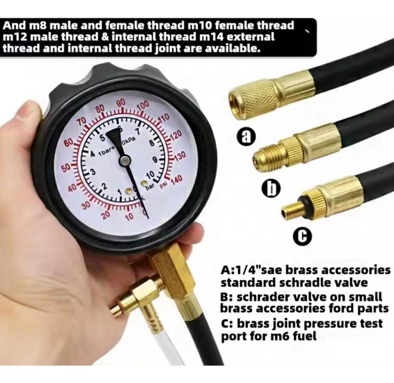 Manómetro De Presión De Combustible Medidor