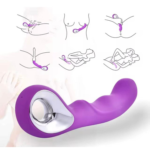 Vibrador De Punto G Recargable De Silicona +18