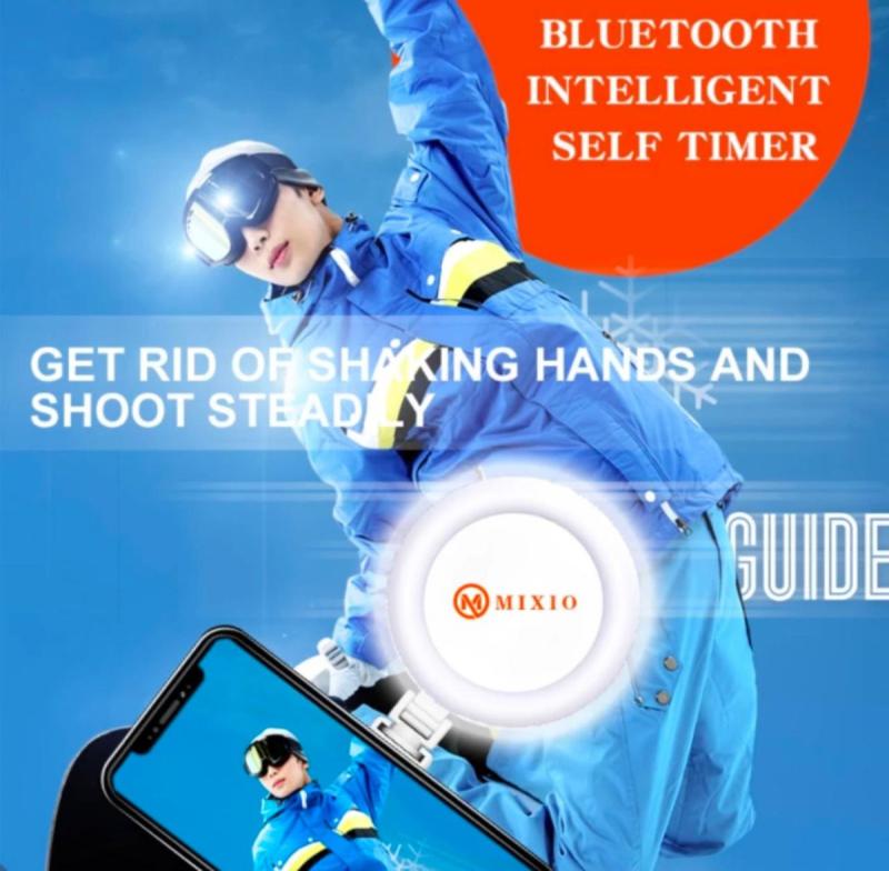 Palo Selfie Con Trípode Y Dos Aros De Luz Led Jc-18h