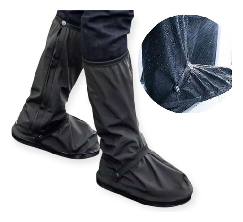 Funda Impermeable Cubre Zapatos Con Cierre Moto Cobertor