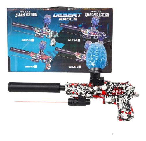 Ametralladora Con Mira Hidrogel Automatica Recargable