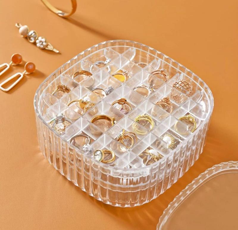 Joyero Acrílico Organizador De Joyas De 3 Niveles