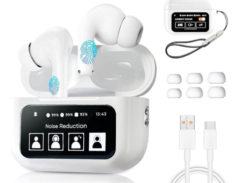 AURICULAR CON PANTALLA BLANCO A9PROAPP