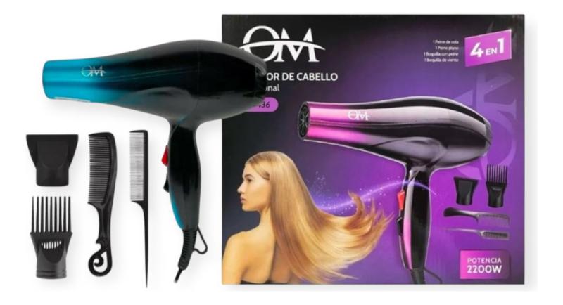 Secador De Pelo Om 4 En 1 2200w