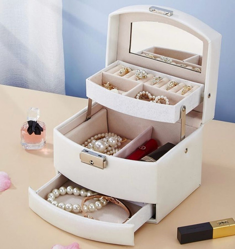 Organizador De Joyas Alhajero Con Llave