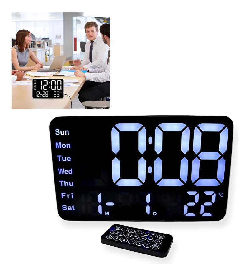 Reloj Despertador Digital De Pared