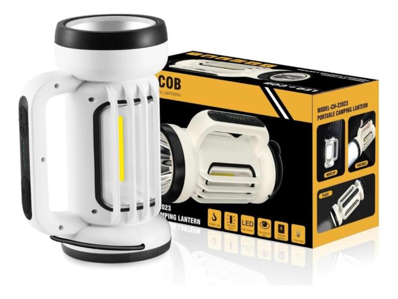 Linterna Farol Portátil Recargable Led Cob Colgante Usb