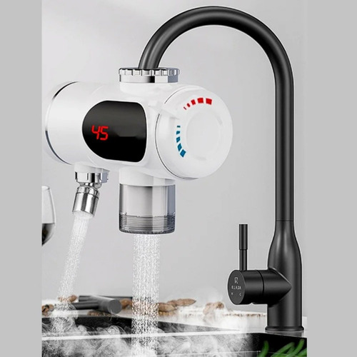 Canilla Grifo Calentador Eléctrico Adaptable Grifería 3000w