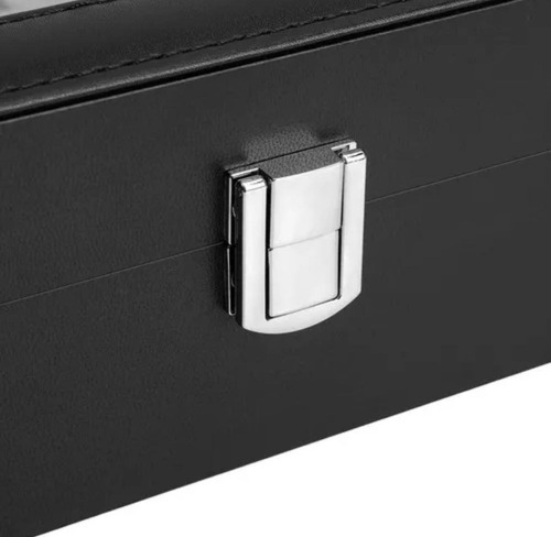 Estuche Caja Organizador De 12 Relojes Eco Cuero Elegante