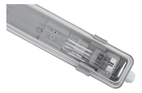 Liston Estanco Policarbonato Para Tubo Led 1x24w