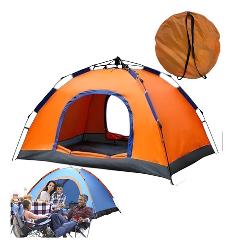 Carpa Plegable Portátil Para 4 Personas