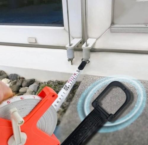 Cinta Metrica Agrimensor 50 Mts Con Manija Rebatible