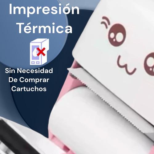 Mini Impresora Termica Portatil Inalambrica Recargable Fotos