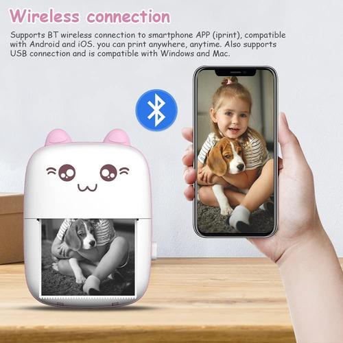 Mini Impresora Termica Portatil Inalambrica Recargable Fotos