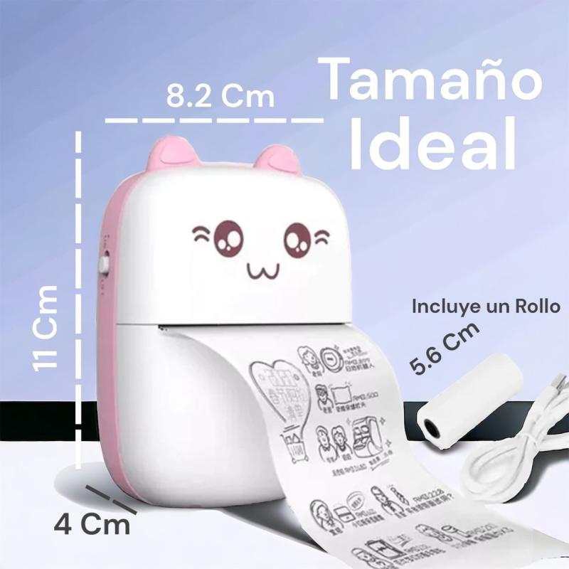 Mini Impresora Termica Portatil Inalambrica Recargable Fotos