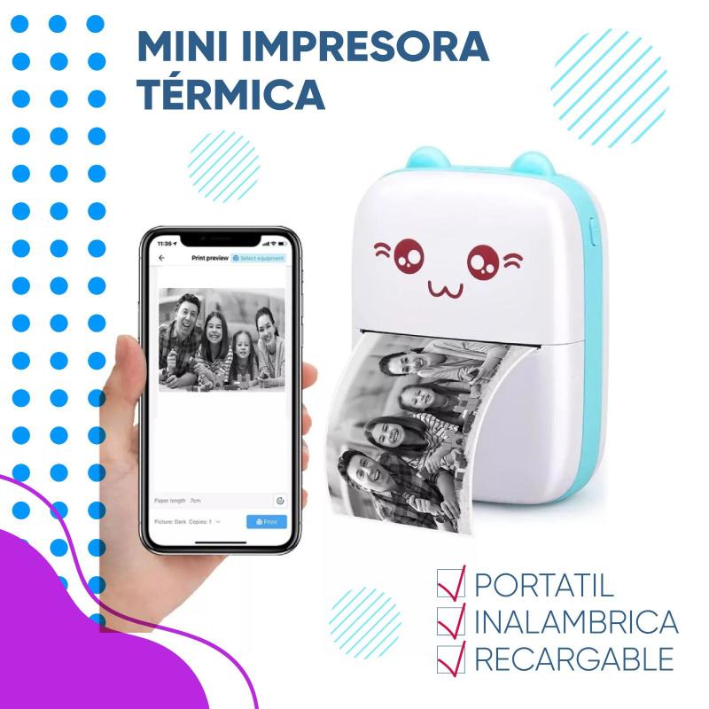 Mini Impresora Termica Portatil Inalambrica Recargable Fotos