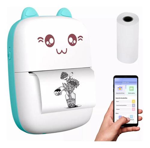 Mini Impresora Termica Portatil Inalambrica Recargable Fotos