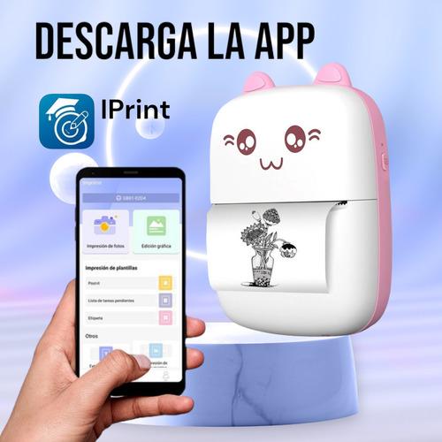 Mini Impresora Termica Portatil Inalambrica Recargable Fotos
